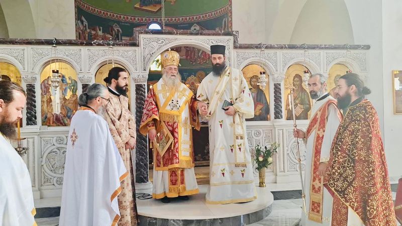 Κουρά Μοναχού και Χειροτονία Διακόνου στην Πρασινάδα Παρανεστίου